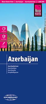 Reise Know-How Landkarte Aserbaidschan | Azerbaijan (1:400.000)