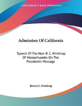 Admission Of California