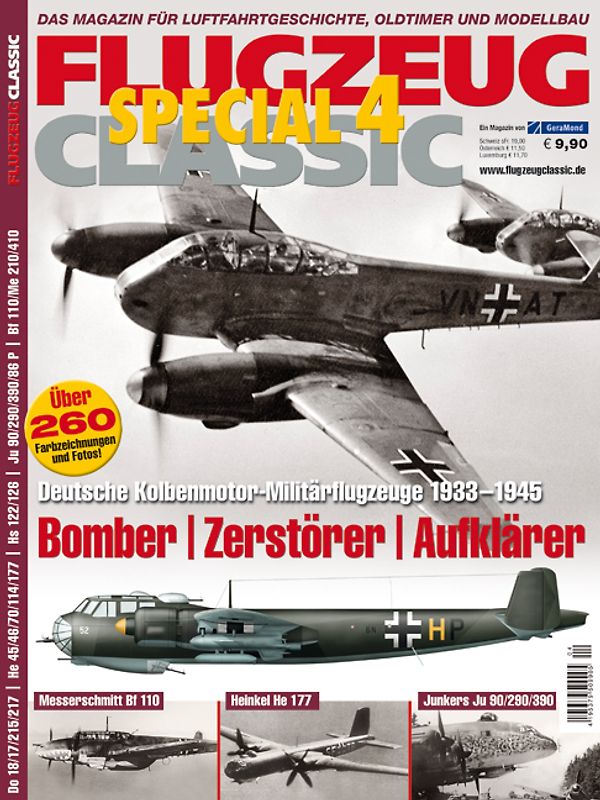 Bomber - Zerstörer - Aufklärer. Flugzeug Classic Special 4