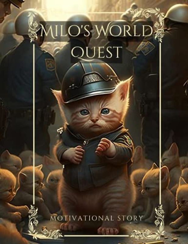Milo's World Quest: Storybook, Motivational Book For kids, Picture books, Children's books, Early reader books, Cat Story, Bedtime stories,: 8.625 x 11.25inch 21.92 cm x 28.58 cm 31 page