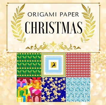 Christmas Origami Paper: double sided scrapbooking paper, 8x8 inch, decorative paper, perfect christmas gift
