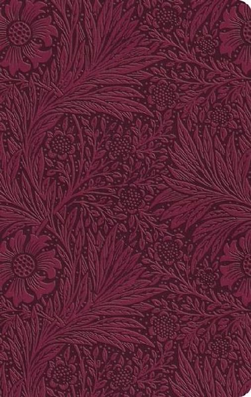 ESV Value Thinline Bible (Trutone, Raspberry, Floral Design)