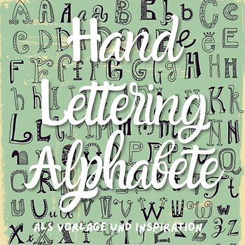 Handlettering Alphabete