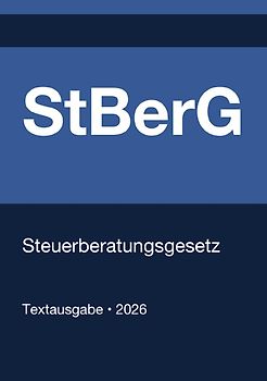 StBerG - Steuerberatungsgesetz (Deutschland) 2026