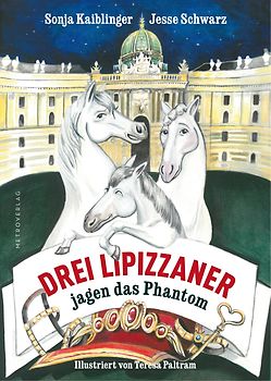 Drei Lipizzaner jagen das Phantom