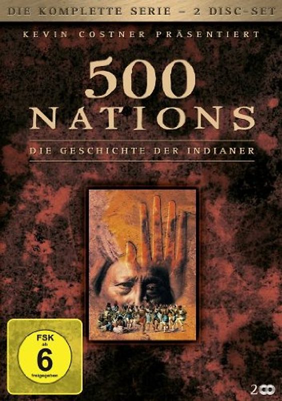 500 Nations - Die Geschichte d. Indianer - Die komplette Serie [2 DVDs] DVD