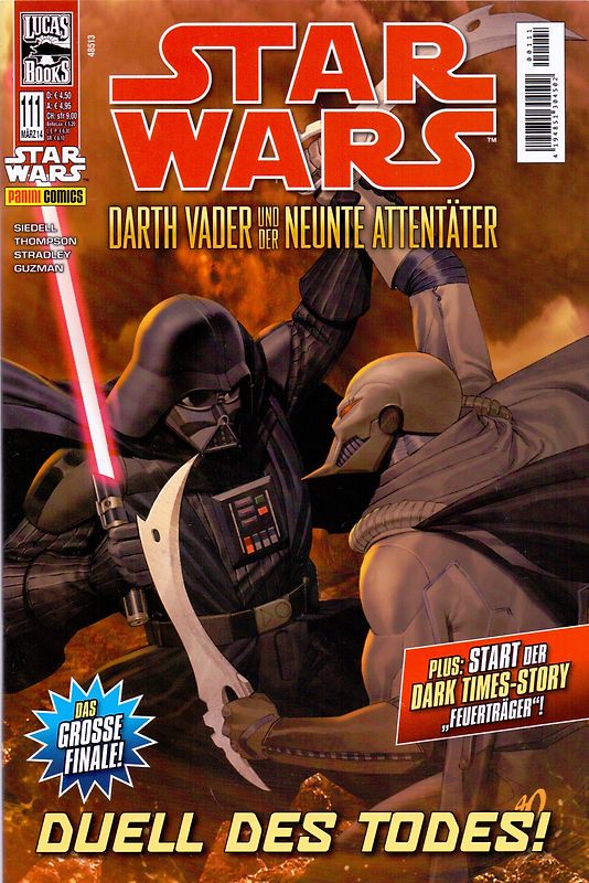 Star Wars: Heft 111 - Darth Vader und der neunte Attentäter III [Broschiert]