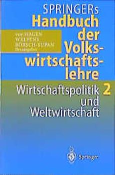 Springers Handbuch der Volkswirtschaftslehre 2