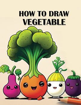 How to Draw Vegetable: A Beginner's Guide to Drawing and Coloring Delicious Vegetables