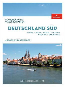 Planungskarte Wasserstraßen Deutschland Süd