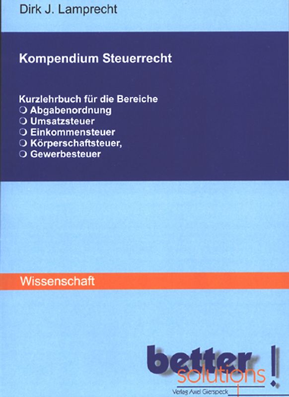 Kompendium Steuerrecht