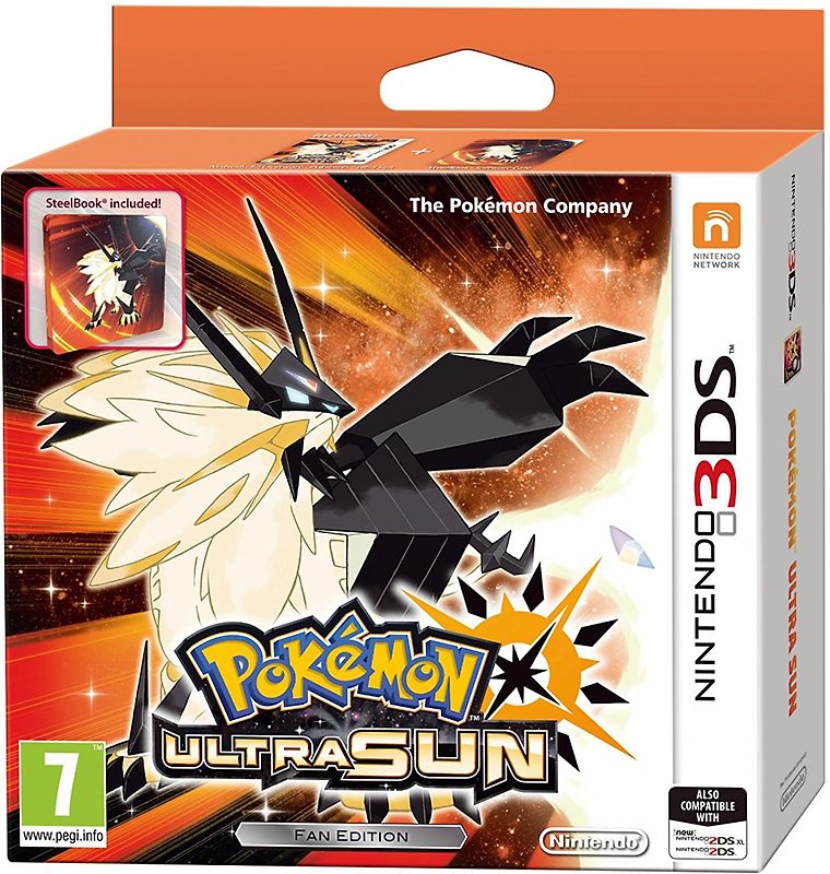 Pokémon Ultrasun [Fan-Edition inkl. Steelbook, Internationale Version] Nintendo 3DS