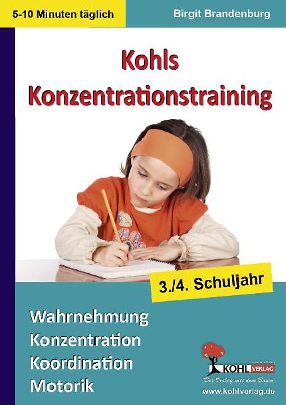 Mein tägliches Konzentrationstraining / Klasse 3-4