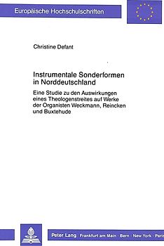 Instrumentale Sonderformen in Norddeutschland