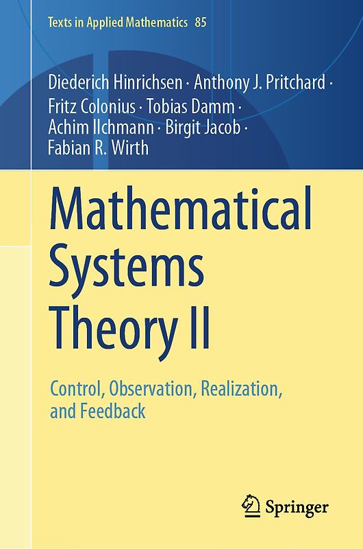 Mathematical Systems Theory II
