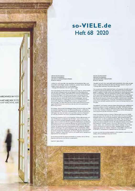 so viele Heft 68 2021