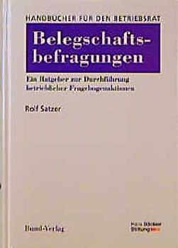 Belegschaftsbefragungen. Handbuch für die Praxis