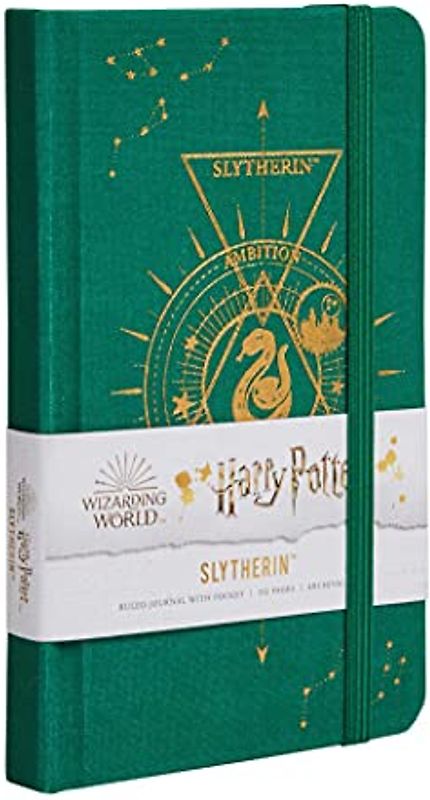 Harry Potter: Slytherin Constellation Ruled Pocket Journal
