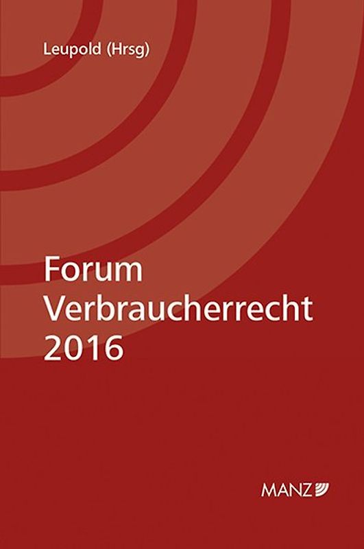 Forum Verbraucherrecht 2016