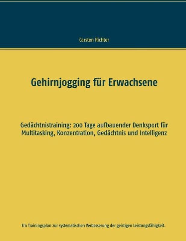 Gehirnjogging für Erwachsene