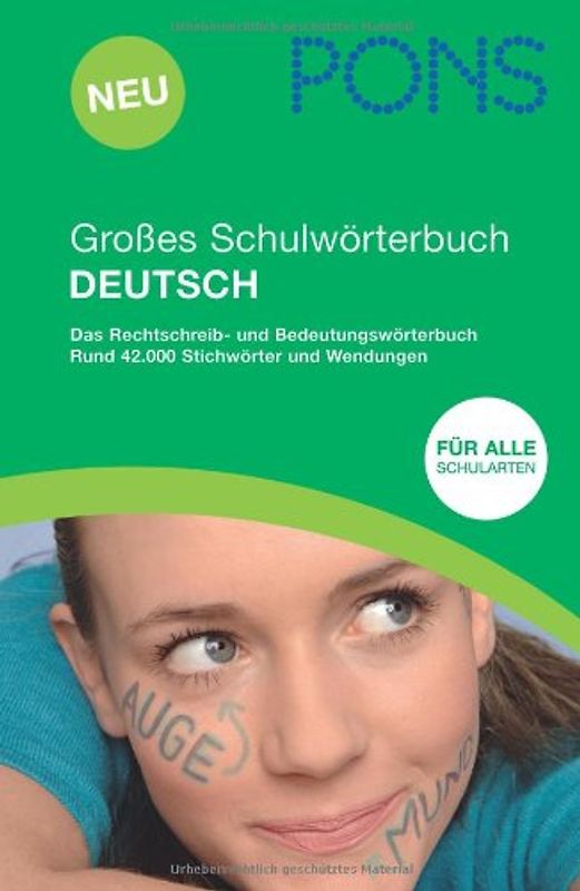 PONS Großes Schulwörterbuch Deutsch