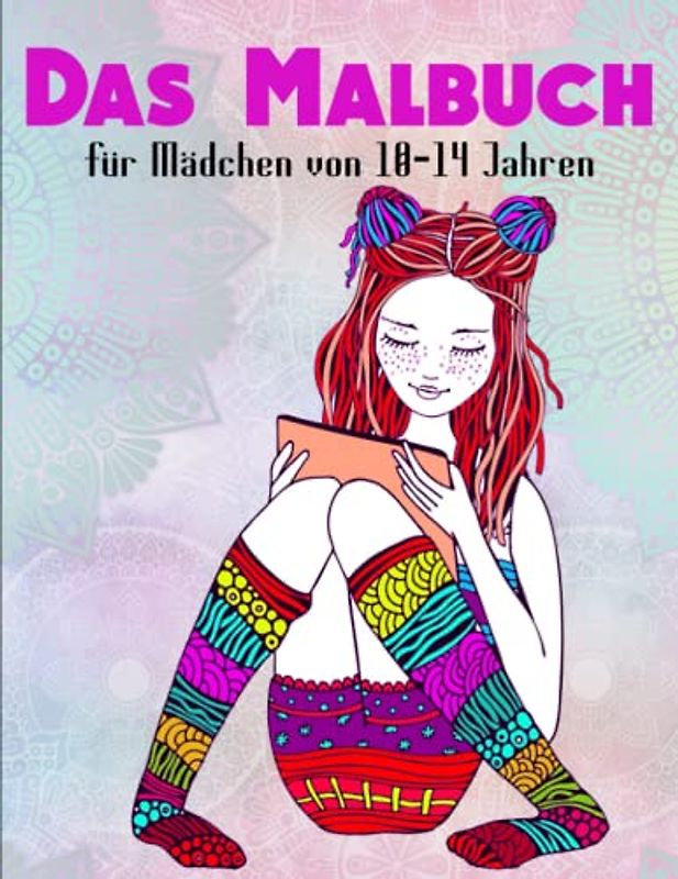 Das Malbuch für Mädchen von 10-14 Jahren - Hochauflösendes: Fördert Kreativität, Entspannung und Konzentration | Stressabbau Und Mehr