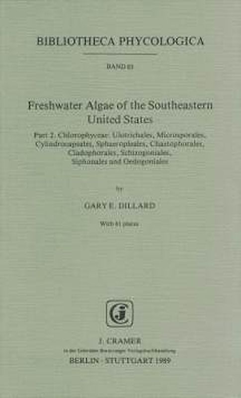 Freshwater Algae of the Southeastern United States