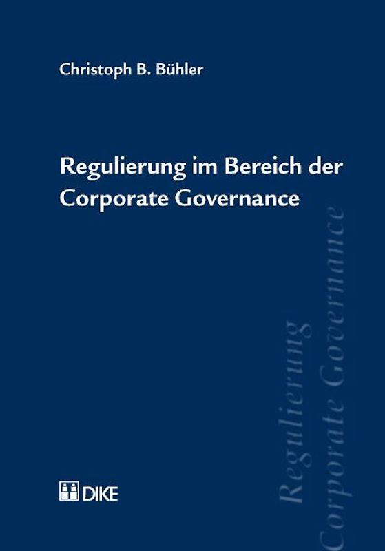 Regulierung im Bereich der Corporate Governance