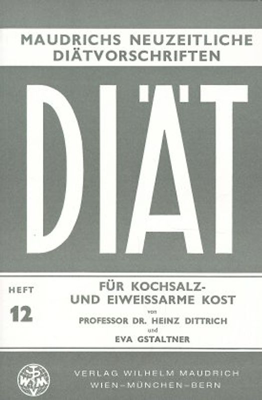 Diät für kochsalz- und eiweissarme Kost