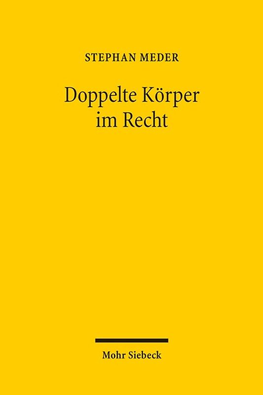 Doppelte Körper im Recht