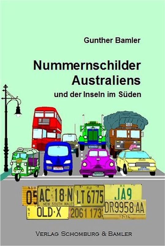 Nummernschilder Australiens und der Inseln im Süden