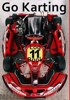 Go Karting Log Book: Motor racing record book, Go Karts kids, gift, present , 7" x 10" 101 pages inc tyre pressure, laps, times, location etc