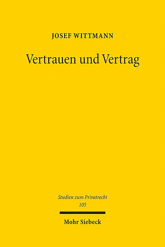 Vertrauen und Vertrag