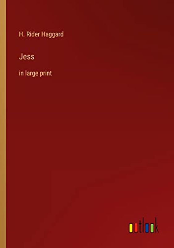 Jess: in large print