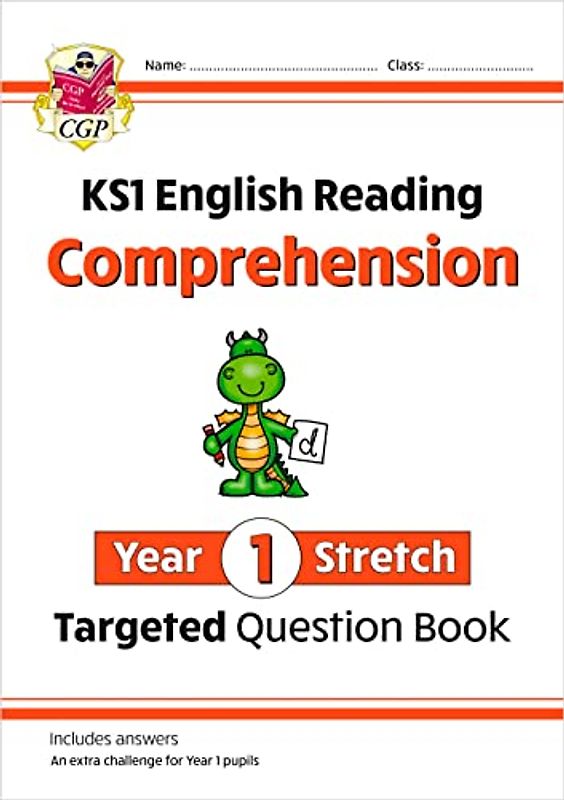 KS1 English Year 1 Stretch Reading Comprehension Targeted Question Book (with Answers) (CGP Year 1 English)