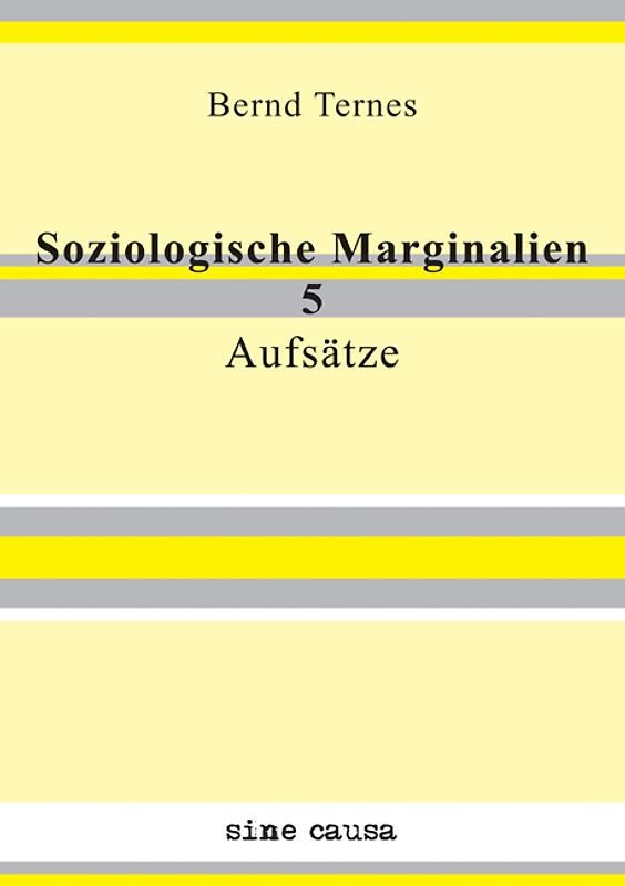 Soziologische Marginalien 5