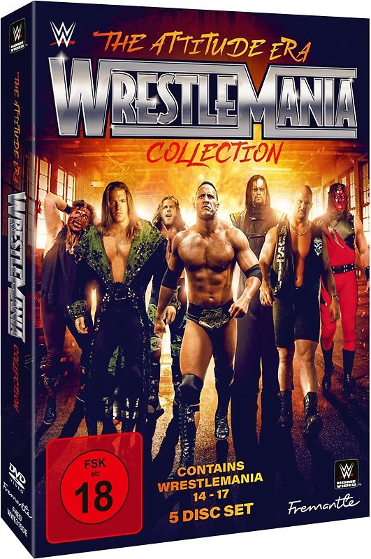 Wwe: The Attitude Era Wrestlemania Collection DVD