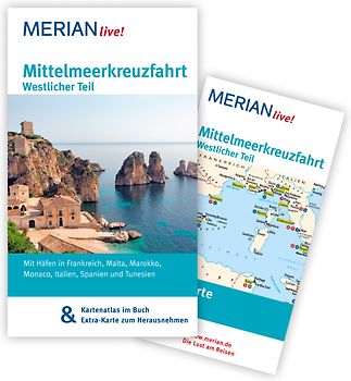 MERIAN live! Reiseführer Mittelmeerkreuzfahrt Westlicher Teil