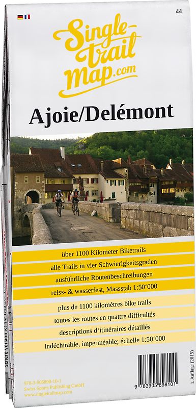 Singletrail Map 044 Ajoie/Delémont
