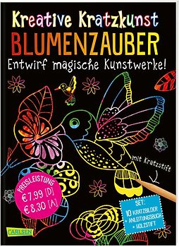 Kreative Kratzkunst: Blumenzauber