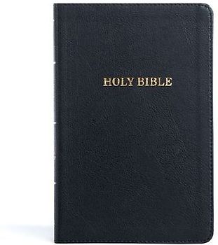 KJV Thinline Bible, Black Leathertouch
