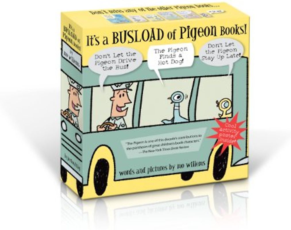 A Busload of Pigeon Books: Great for Holiday Gifting!