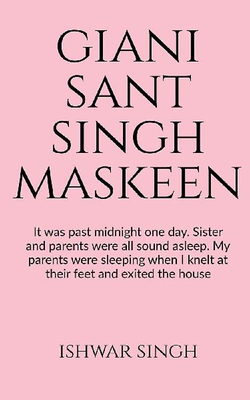 Giani Sant Singh Maskeen