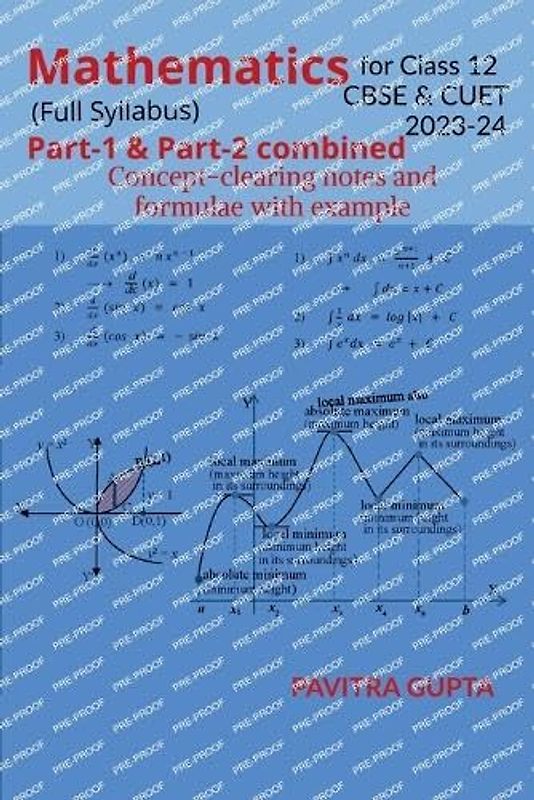 Mathematics for class 12 (CBSE & CUET) Full Syllabus