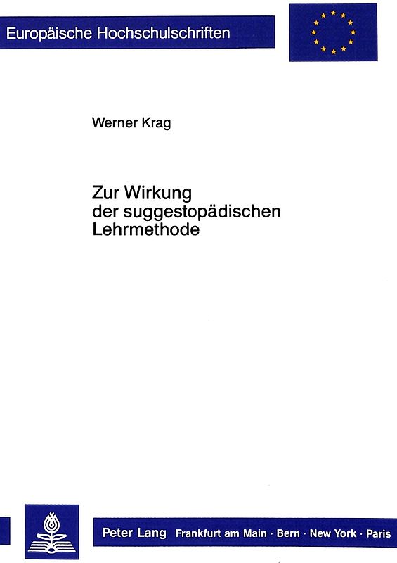 Zur Wirkung der suggestopädischen Lehrmethode