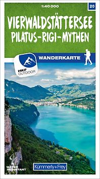 Kümmerly+Frey Wanderkarte 20 Vierwaldstättersee 1:40.000