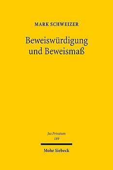 Beweiswürdigung und Beweismaß
