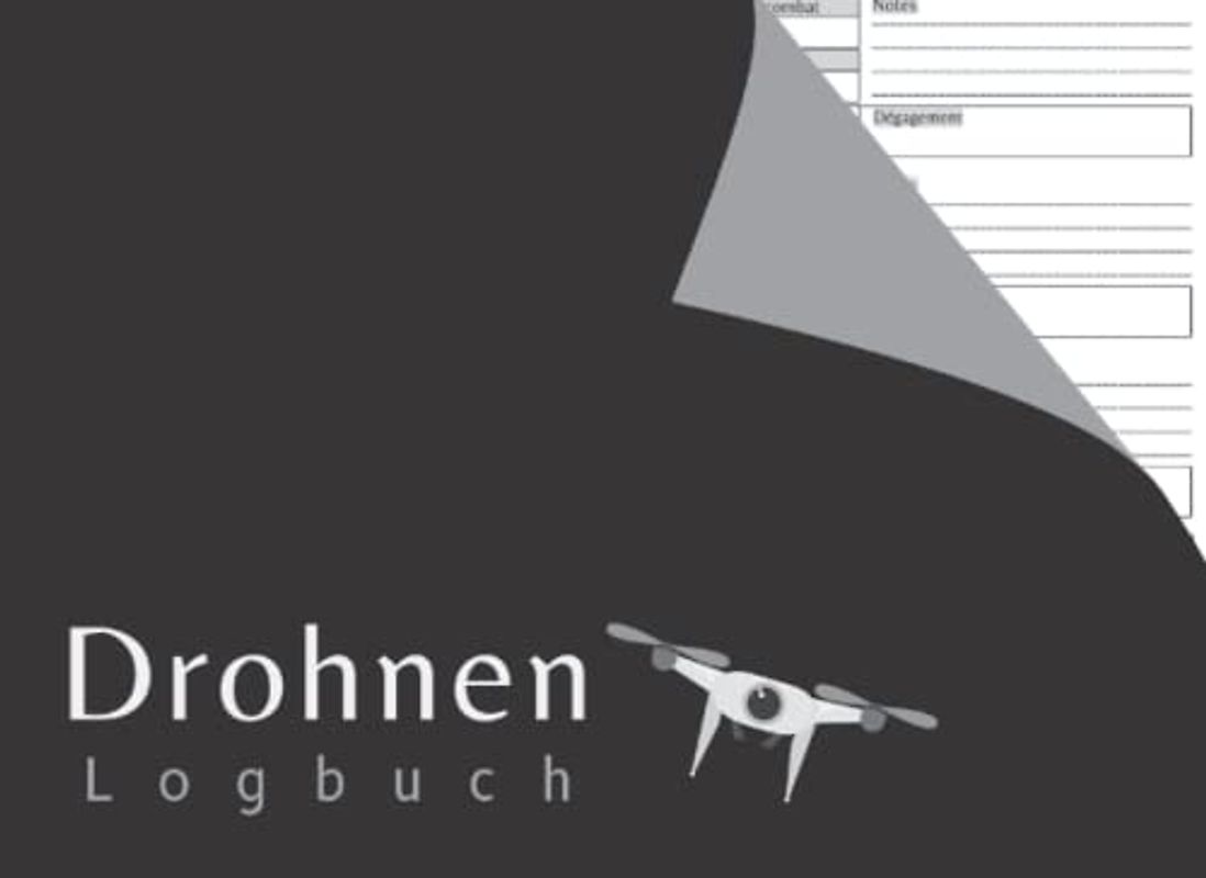 Drohnen Flugbuch: Verfolgen & Aufzeichnen all Ihrer Flüge, Reparatur- und Wartungslogbuch für Drohnenpiloten Ultimativer UAS-Betreiber I Geschenke für Drohnenliebhaber