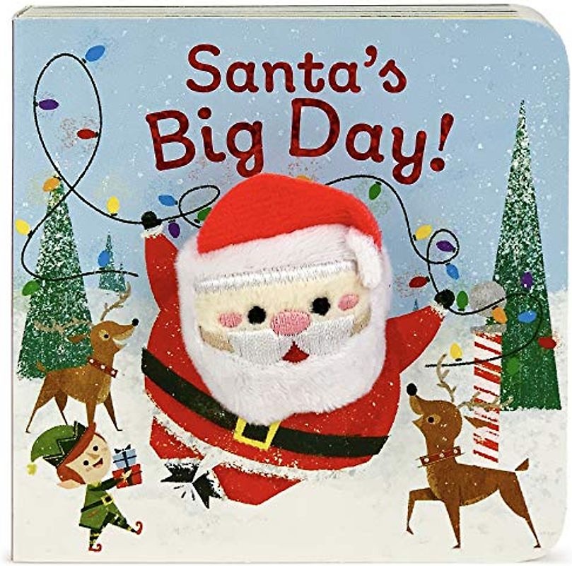 Santa's Big Day (Finger Puppet Board Book)