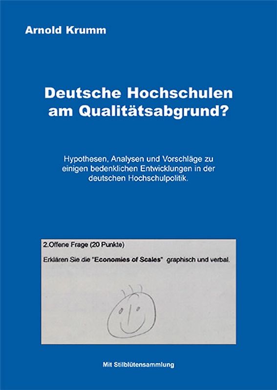 Deutsche Hochschulen am Qualitätsabgrund?